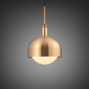 Lampa wisząca Forked Pendant Linear Shade Globe Opal Large