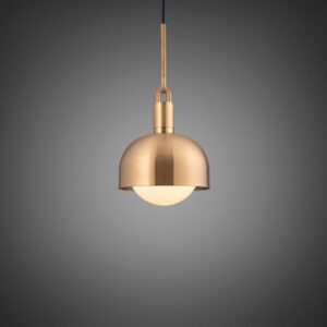 Lampa wisząca Forked Pendant Linear Shade Globe Opal Medium