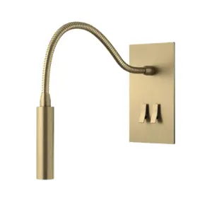 Book Flexo – Antique Bronze Brass & Matt Golden toggle (Book Flexo + włącznik podwójny)