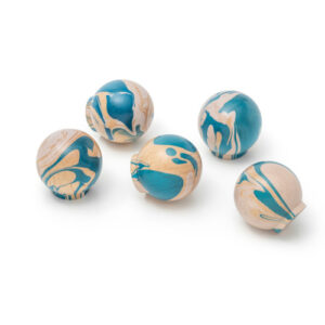 Gałka meblowa Blue on Beechwood