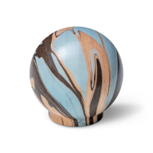 Gałka meblowa Light Blue on Beechwood