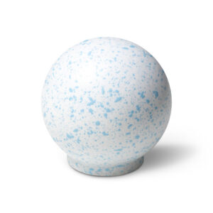Gałka meblowa White & Light Blue Melange
