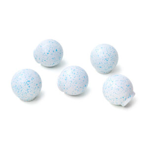 Gałka meblowa White & Light Blue Melange