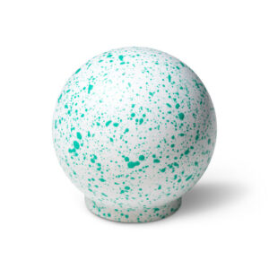 Gałka meblowa White & Light Green Melange