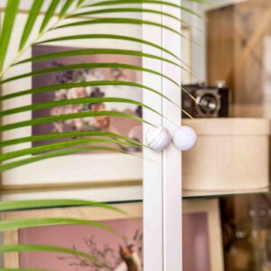 Gałka meblowa Duo White Lavender