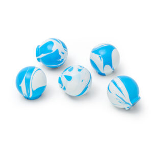 Gałka meblowa Duo White Azure Blue