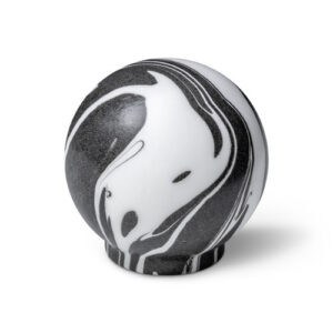 Gałka meblowa Duo White Black
