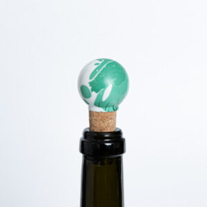 Gałka meblowa Duo White Rich Green