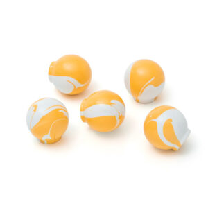 Gałka meblowa Duo White Orange