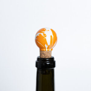 Gałka meblowa Duo White Orange