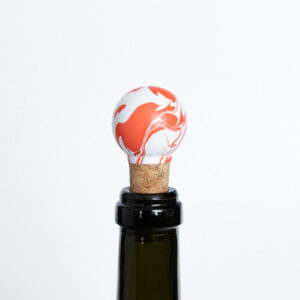 Gałka meblowa Duo White Cherry Red