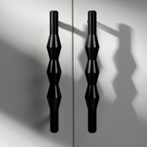 Czarny uchwyt meblowy VILDE BLACK 160 (M)