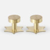 Uchwyty jednopunktowe NENA STAR BRASS x 2