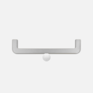 Uchwyt meblowy ISA INOX WHITE DOT 160 (M)