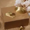 Uchwyt meblowy mosiężny, prosty