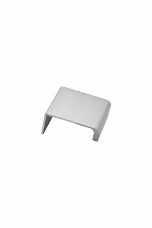 Uchwyt meblowy krawędziowy Artisan 20 Aluminiowy Srebrny