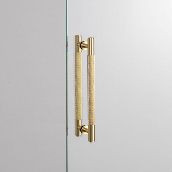 Uchwyt meblowy podłużny dwustronny Pull Bar Cross 225 – Złoty
