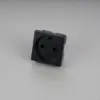 Gniazdo modułowe pojedyncze Typ K Danish 45mm Standard Europejski – Czarny (EU)