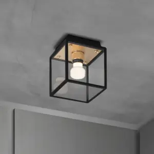 Lampa sufitowa Caged Wet S – Złoty