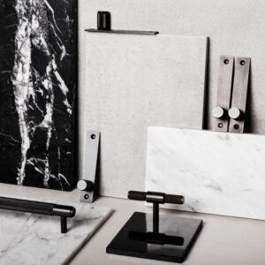 Uchwyt meblowy podłużny dwustronny Pull Bar Cross 225 – Palony Brąz