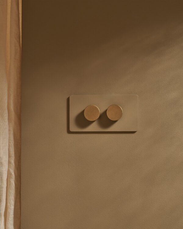 Grove 4-Module 2x Multiway Dimmer Switch – Paintable Antique Brass