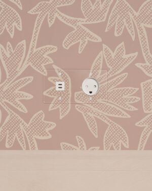 Kew Gniazdo USB-C 30 W i duńskie typu K w podwójnej ramce – Przezroczysty, Biały