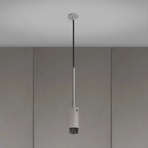 Lampa wisząca punktowa Exhaust Cross Szara z Palonym Brązem – Szary