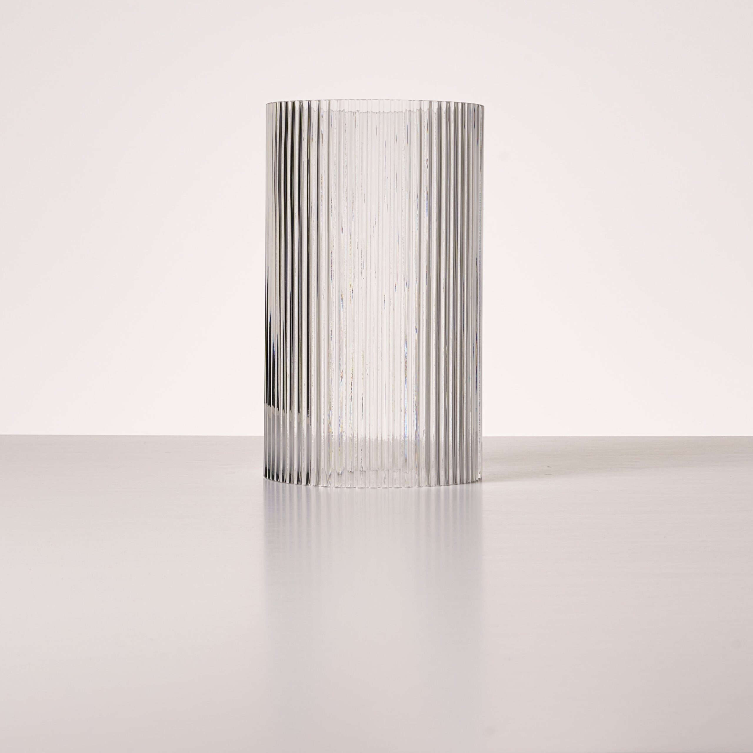 Battersea Medium Shade – Fluted Glass
