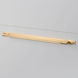 Uchwyt meblowy podłużny z podkładką Linear Plate 325 – Złoty