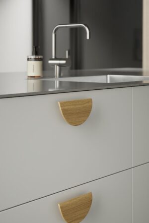 Uchwyt meblowy podłużny Horizon Large 64 Drewniany Dębowy