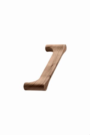 Uchwyt meblowy podłużny Drops 224 Drewniany Orzech Włoski