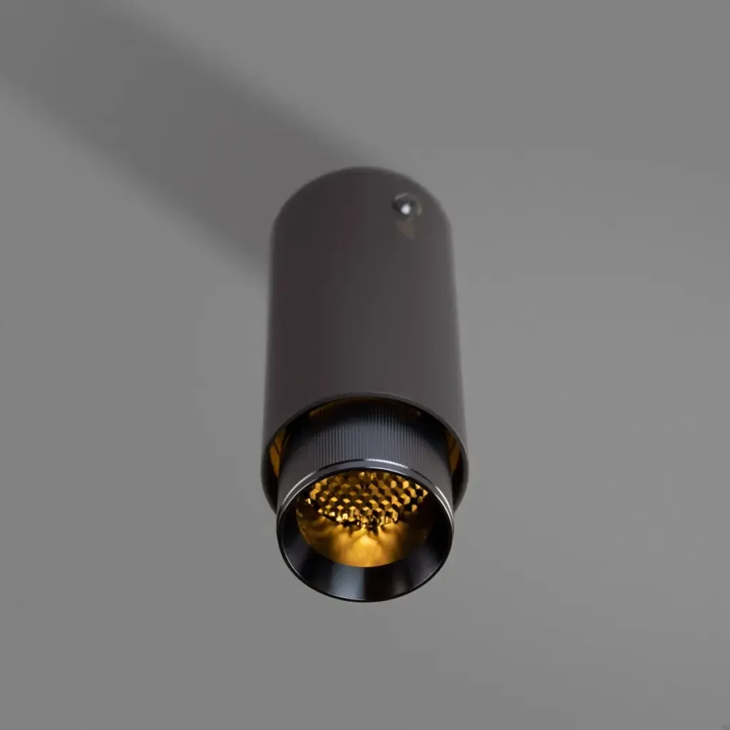 Lampa sufitowa punktowa Exhaust Linear z em – Czarny