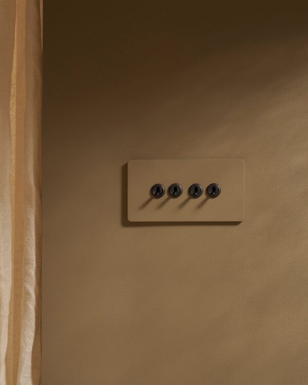 Grove 4-Module 4x Toggle Switch – Paintable Bronze