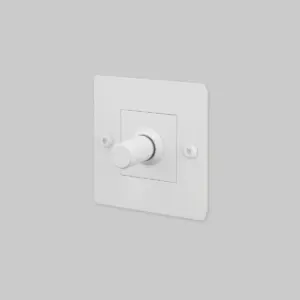 Ściemniacz z włącznikiem bez logotypu LED Linear 1G 250W Standard Europejski – Biały (EU)