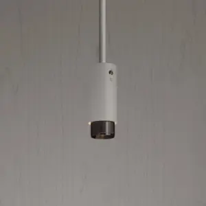 Lampa wisząca punktowa Exhaust Linear Szara z em – Szary