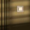 Kew Włącznik hotelowy w pojedynczej ramce – Polerowany nikiel, Biały
