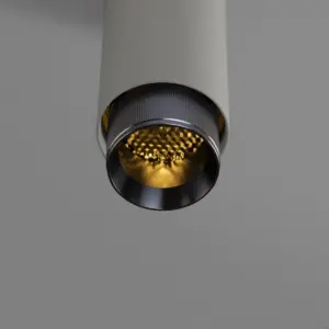 Lampa wisząca punktowa Exhaust Linear Szara z em – Szary