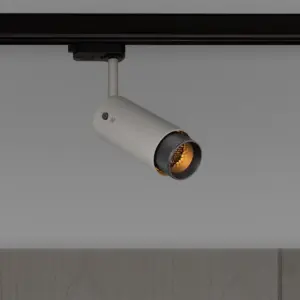 Lampa szynowa punktowa Exhaust Cross Szara z Palonym Brązem – Szary