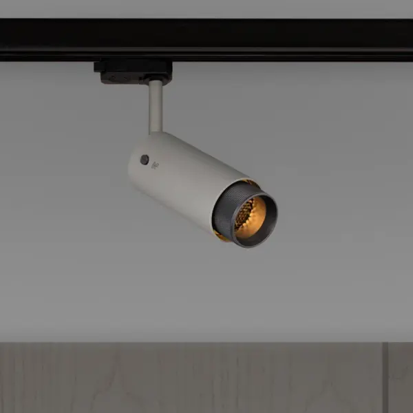 Lampa szynowa punktowa Exhaust Cross Szara z Palonym Brązem – Szary