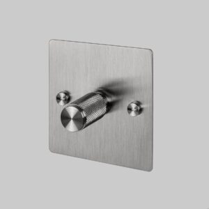 Ściemniacz LED Cross 1G 120W Standard Brytyjski – Srebrny (UK)
