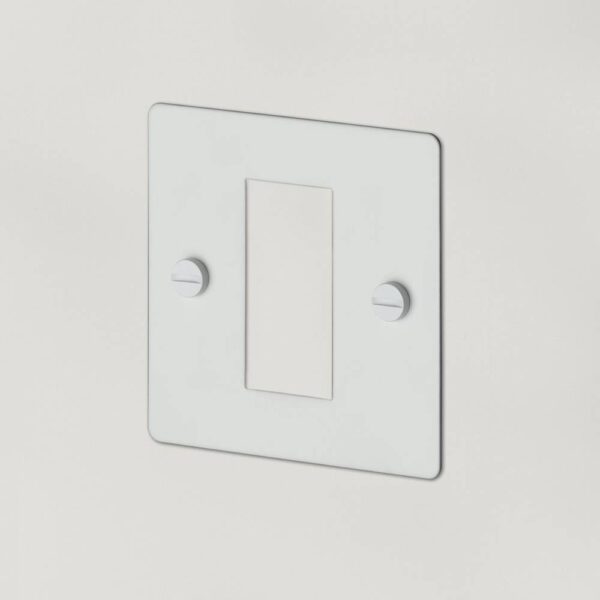 Ramka 1G 25 mm Euro Plate 1 moduł – Biały (UK)