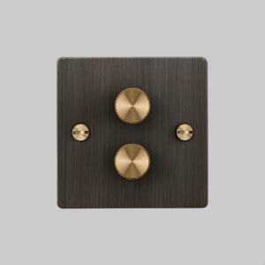 Ściemniacz LED Cross 2G 120W z m Standard Brytyjski – Brązowy (UK)