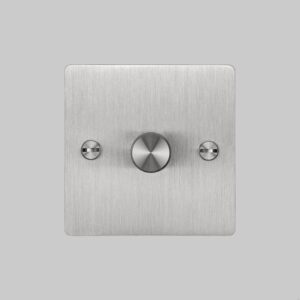 Ściemniacz LED Cross 1G 120W Standard Brytyjski – Srebrny (UK)
