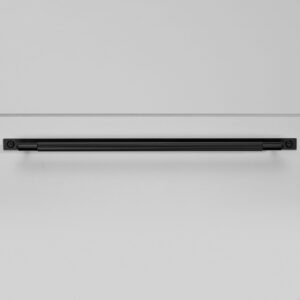 Uchwyt meblowy podłużny z podkładką Linear Plate 325 – Czarny