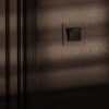 Kew Włącznik hotelowy w pojedynczej ramce – Do malowania, Czarny
