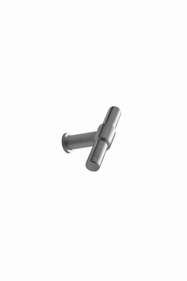 Gałka meblowa T-Bar Knot 75 Stalowa Srebrna Polerowana