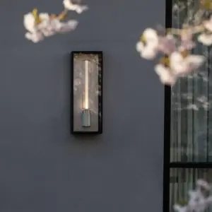 Lampa ścienna Caged Wet L – Srebrny