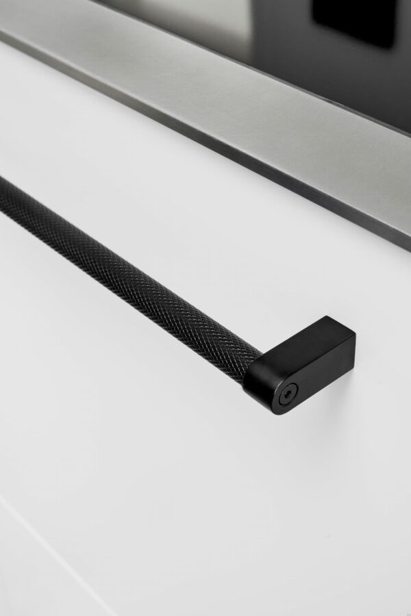 Uchwyt meblowy podłużny Regular 2 L 640 Stalowy Czarny Mat