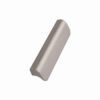 Uchwyt meblowy podłużny Fall 128 Aluminiowy Srebrny
