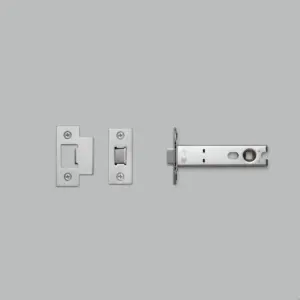 Zatrzask rurowy do klamki Latch 82 mm – Srebrny